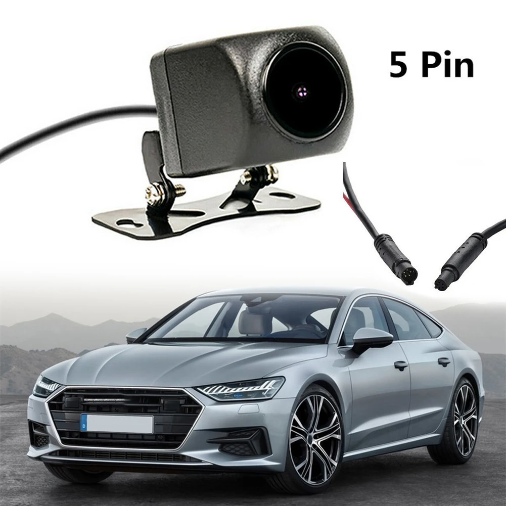 Caméra de recul pour véhicule automobile, enregistreur automatique, lentille en verre, puces haute définition, DVR de voiture, NTSC PAL, 5 broches, AHD, H65, 720P, 170 °