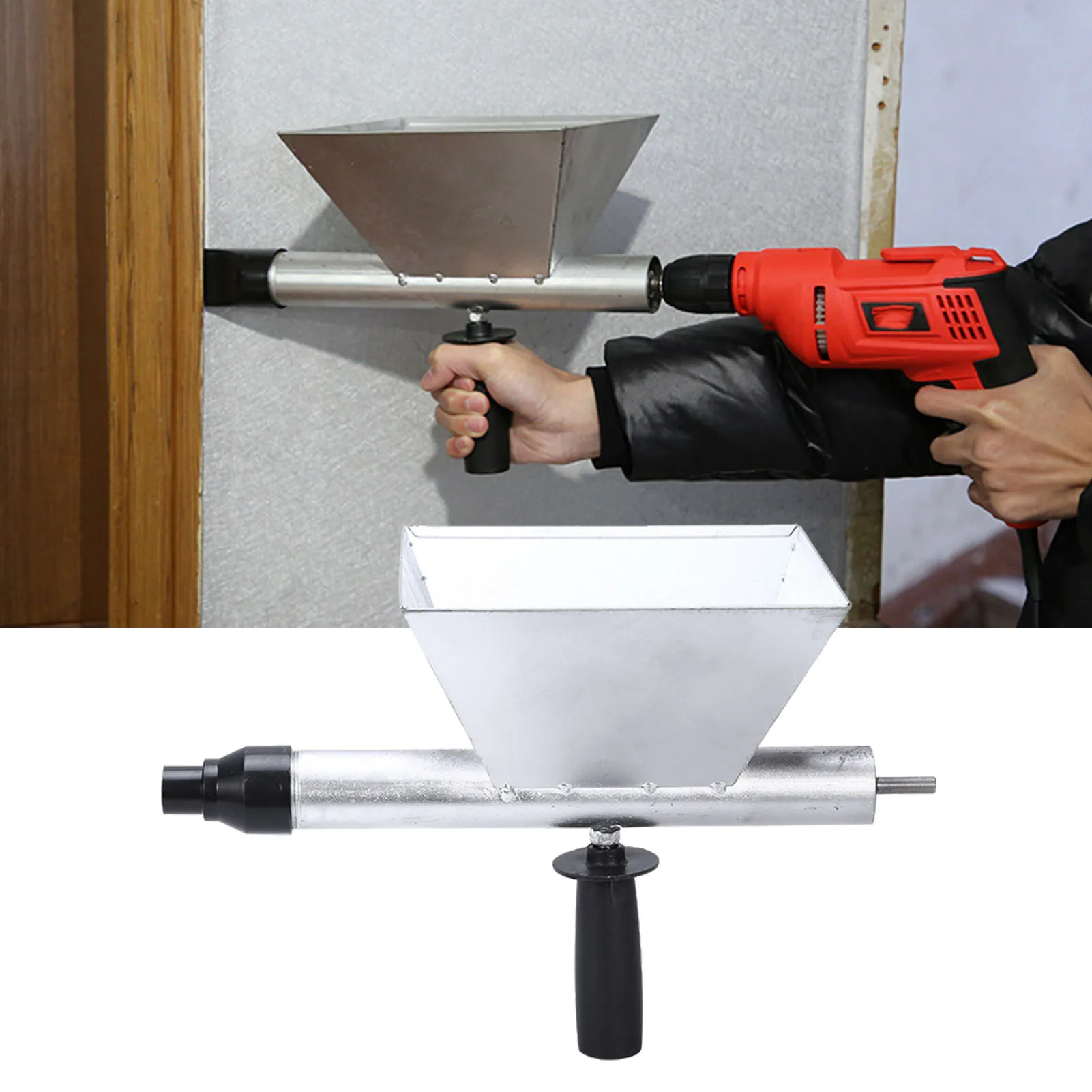 

Electric Mortar Grout Gun Portable Cement Grouting Machine with 4 Nozzles for Construction Site