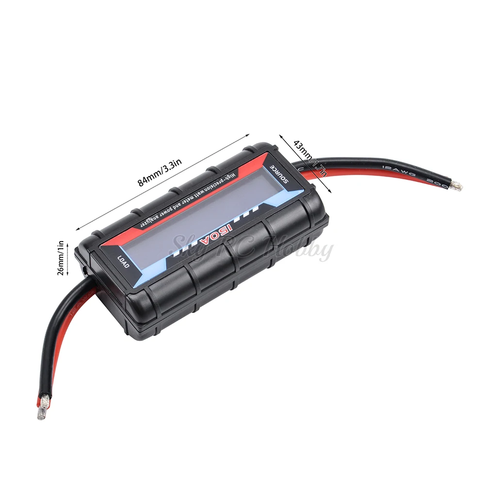 RC 150A / 200A High Precision Watt Meter and Power Analyzer w/ Backlight LCD For Quadcopter Parts
