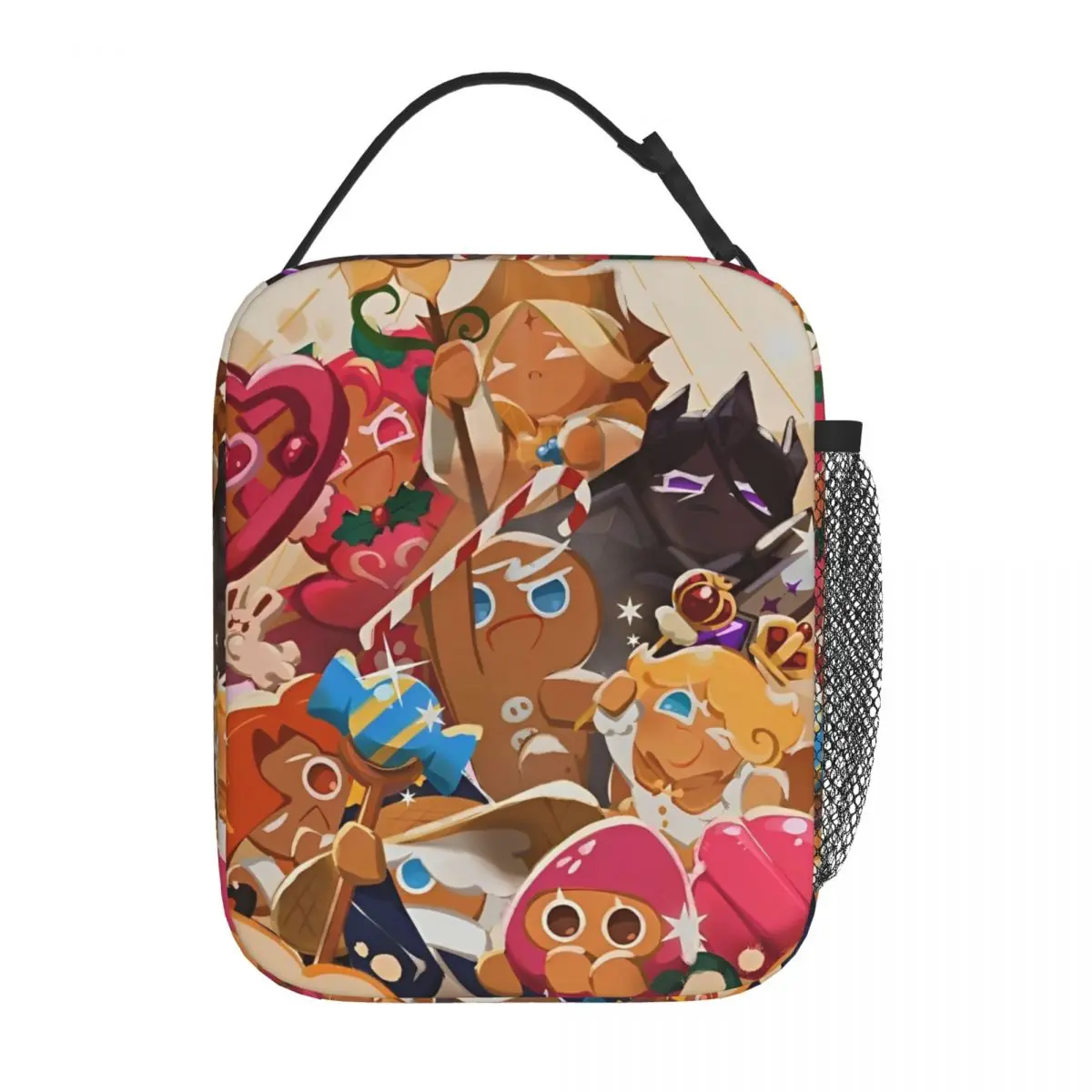 Cookie Run Kingdom Insulated Lunch Bags Large Meal Container Thermal Bag Tote Lunch Box School Outdoor Food Storage Bags