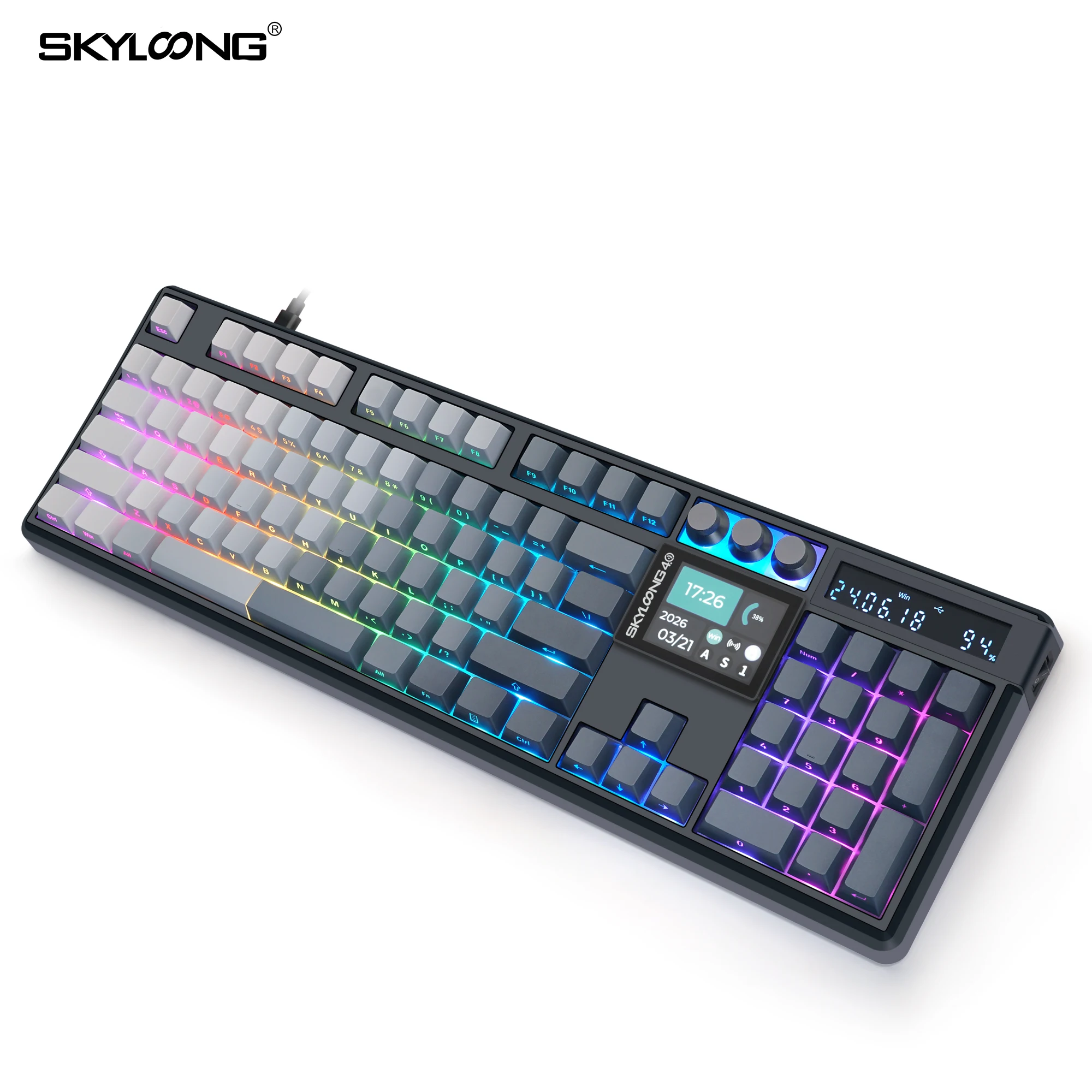 SKYLOONG GK104 Pro ワイヤレスメカニカルキーボード フルサイズ