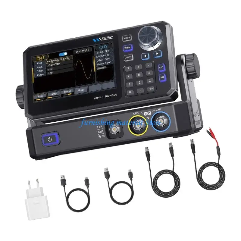 Y5GD 60/30MHz 14 Bit 4.3in Touch Display Function Arbitrary Waveform Signals Generator