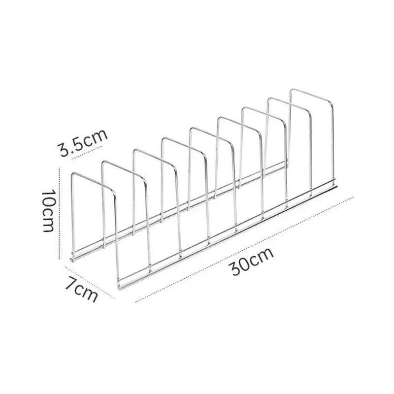1 قطعة رف أطباق من الفولاذ المقاوم للصدأ رف أطباق المطبخ