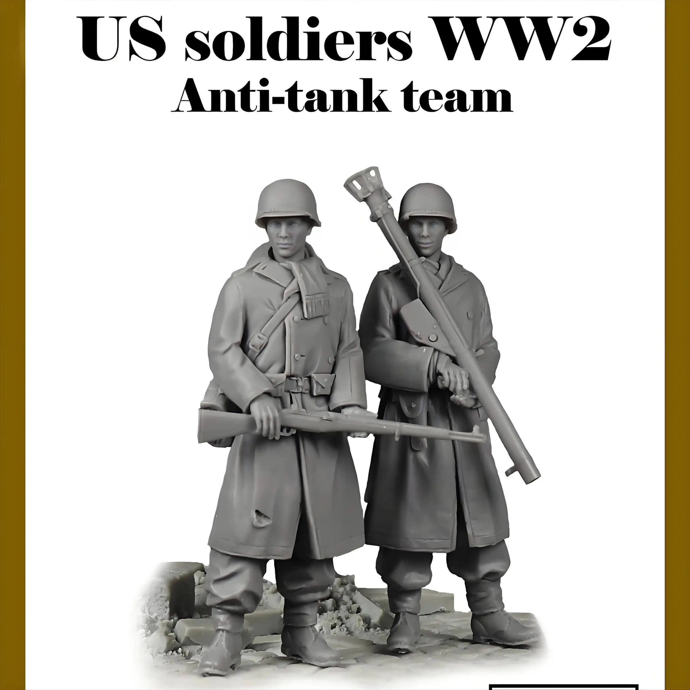 1/35 American Soldier Resin Model – Handheld White Mold GK Military Theme Actionfigur, unmontierter und unbemalter Bausatz