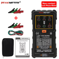 PEAKMETER PM5900 3-Phase AC Phase Sequence & Motor Rotation Indicator for Electrical Testing and Phase Detection