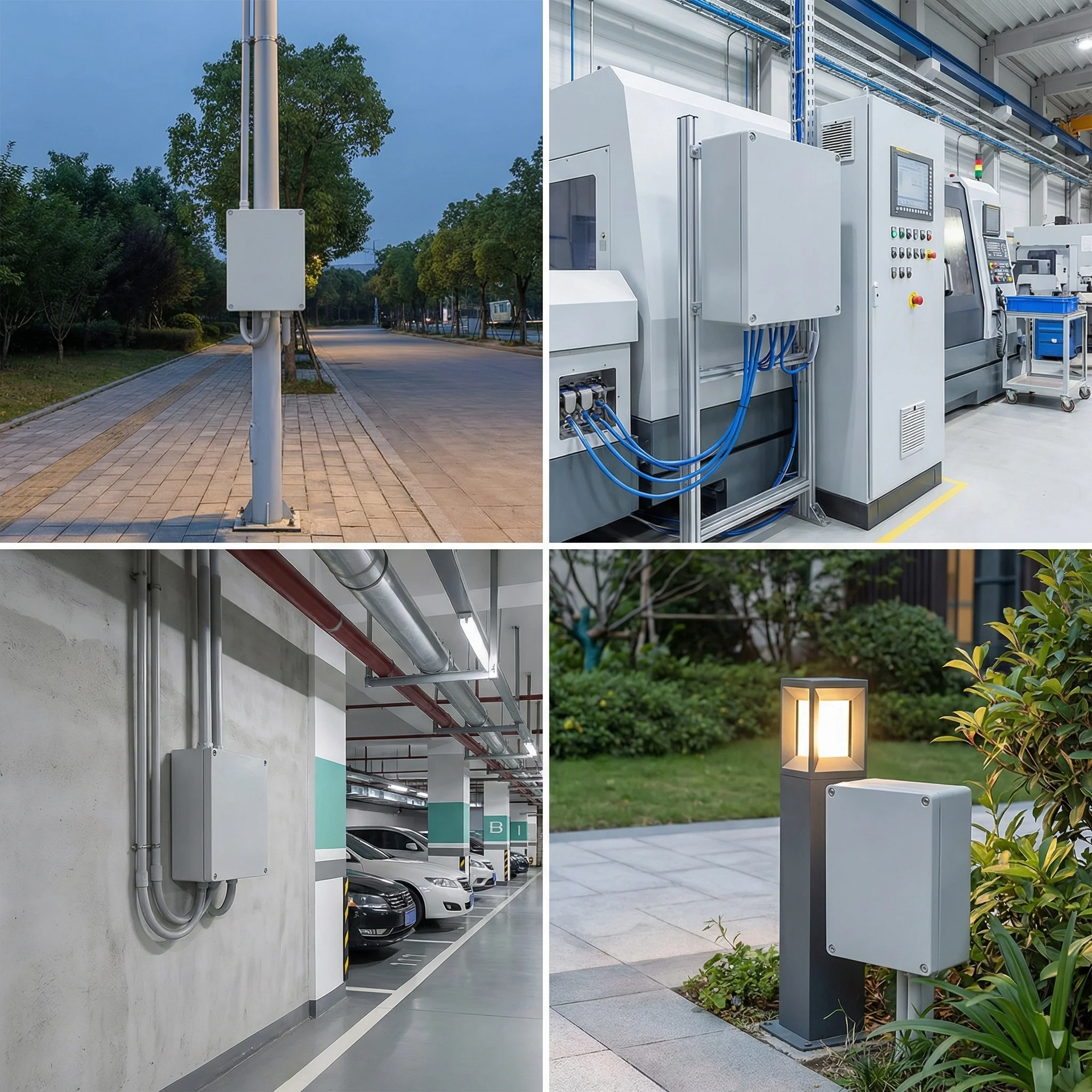 Cast Aluminum Junction Box with IP67 Waterproof Rating, Outdoor Engineering Explosion-Proof Box image 5