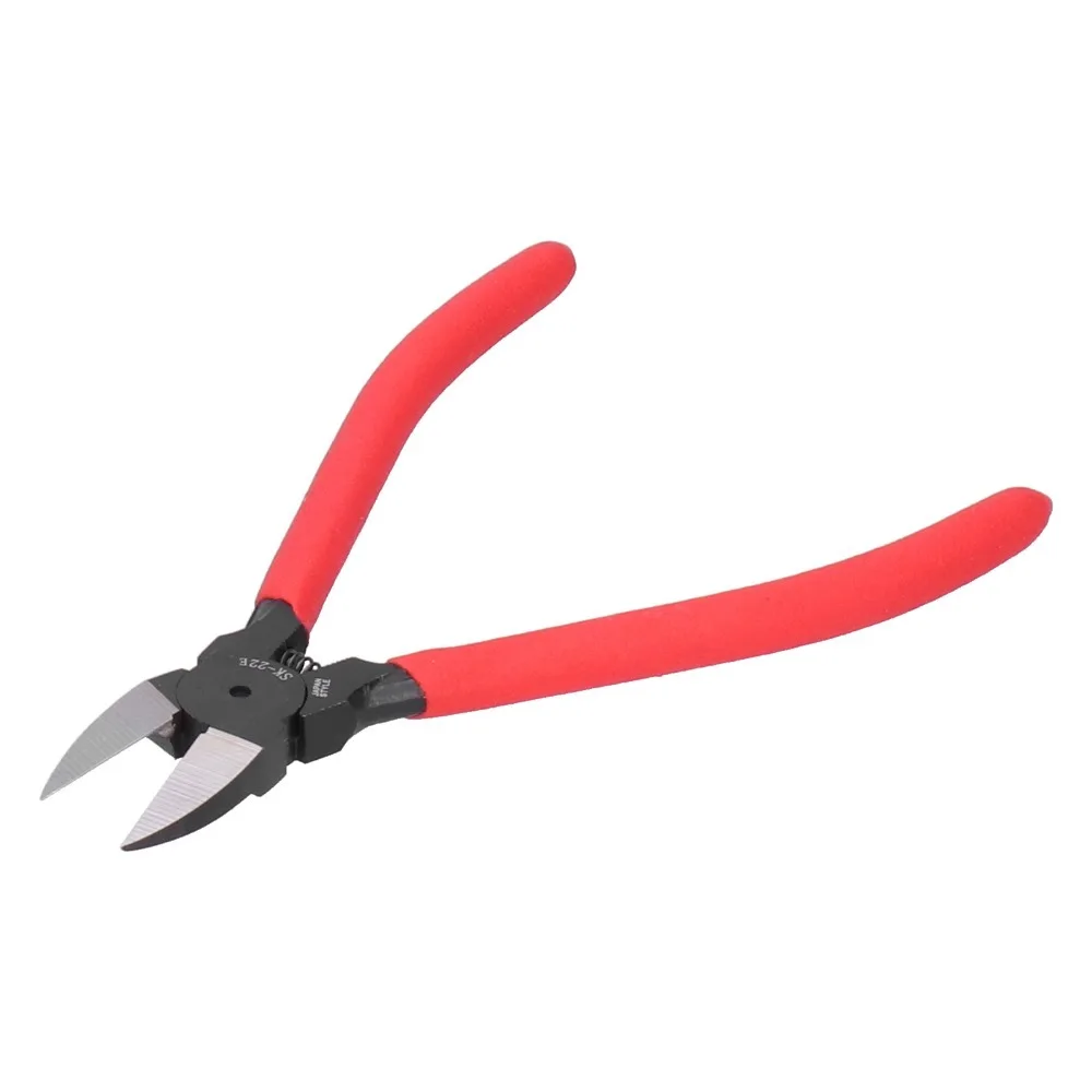 

Red Diagonal Cutting Pliers Professional Designed Long Design Nippers Chromium vanadium steel 6 Inch Wire Cable Cutter