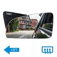 For Audi A4 B6 A6 4F A3 8P 01-08 Heated Wing Door Side Mirror Glass Convex Left