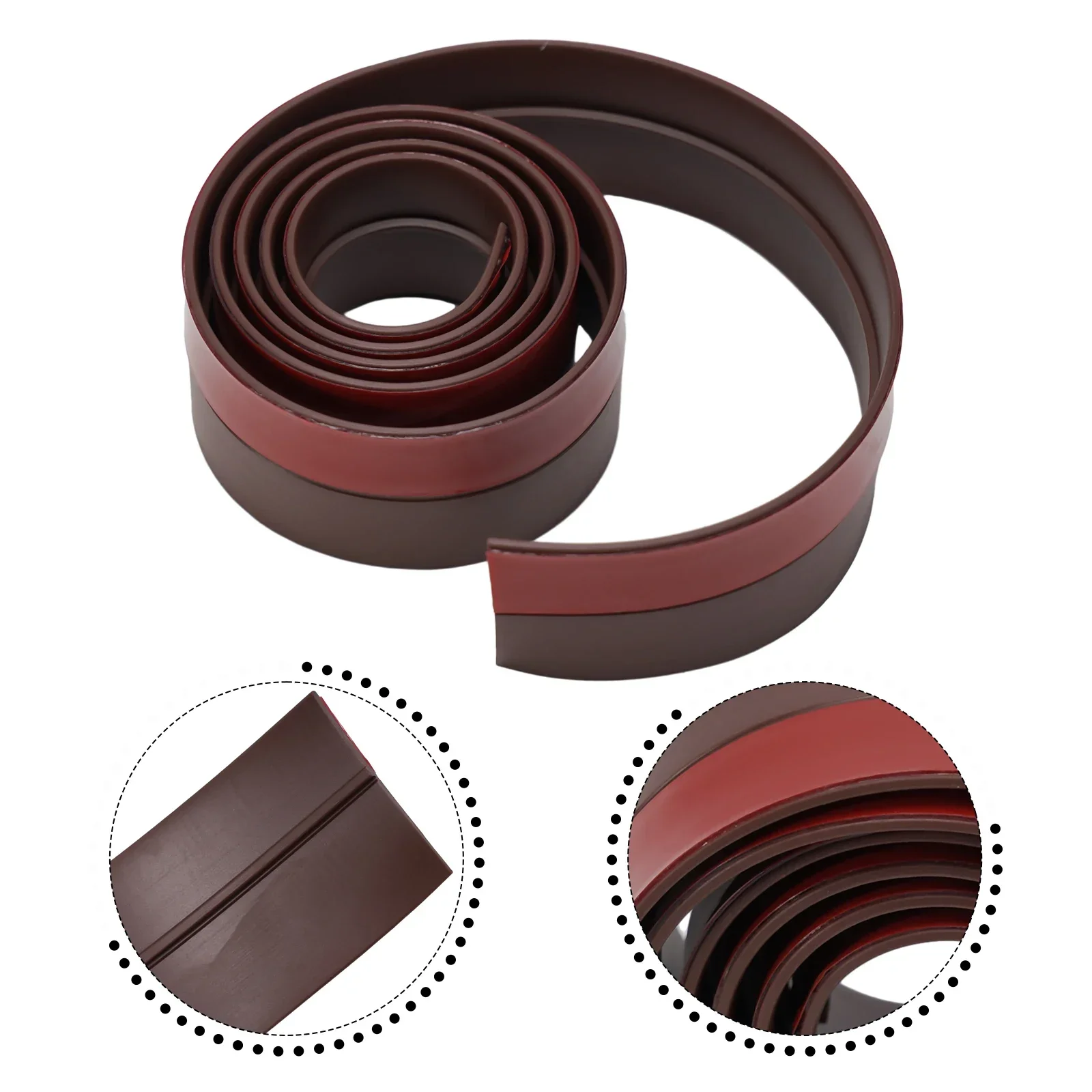 1M Waterproof PVC Door Bottom Sealing Strip Contact With The Door Bottom High-quality Provides Soundproofing Benefits