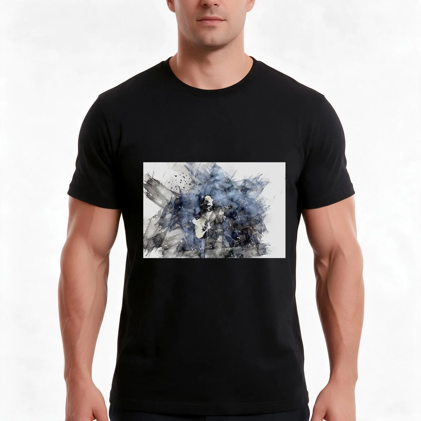 Roddy Frame Aztec Camera Artistic Artwork T-Shirt Summer Casual Cotton Tee Oversized Streetwear Tops Vintage Graphic Print