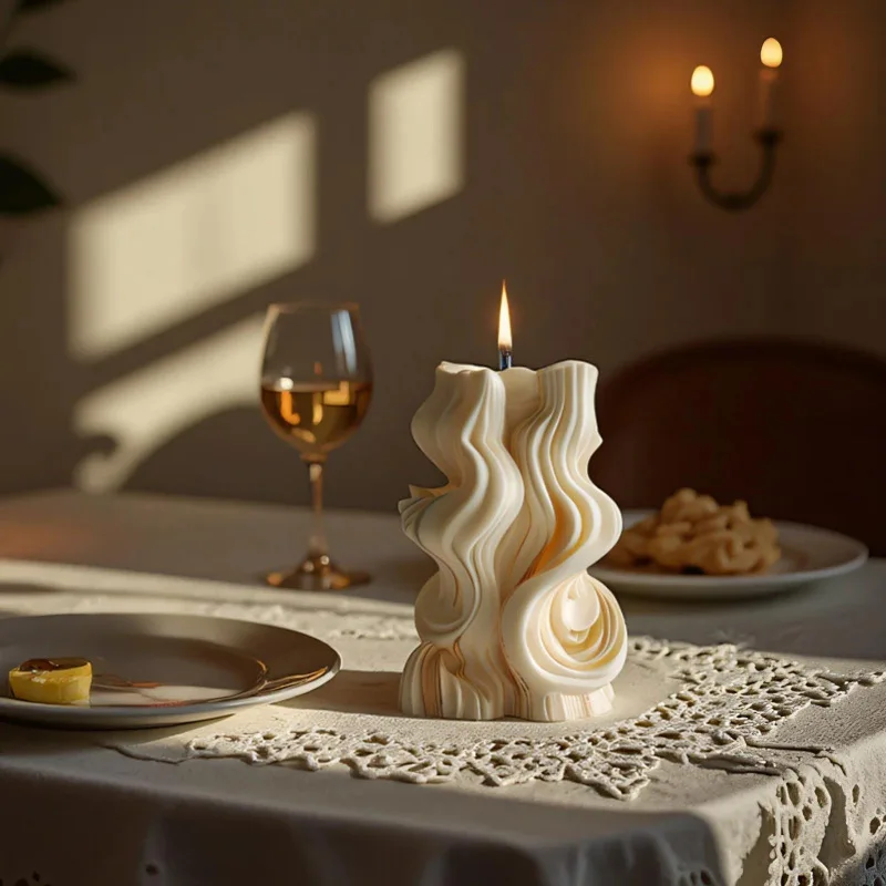 

Набор силиконовых форм для ароматических свечей из 2 предметов-сделай сам, статуя ароматического камня, гипса и смолы, домашний декор, ремесло