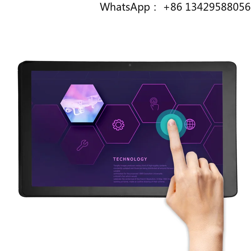 15.6 Inch RK3576 Android 14 Tablet PC Smart Touch Screen Octa Core Processor AI/VR/AR EDGE Computing Ethernet Industrial Use New