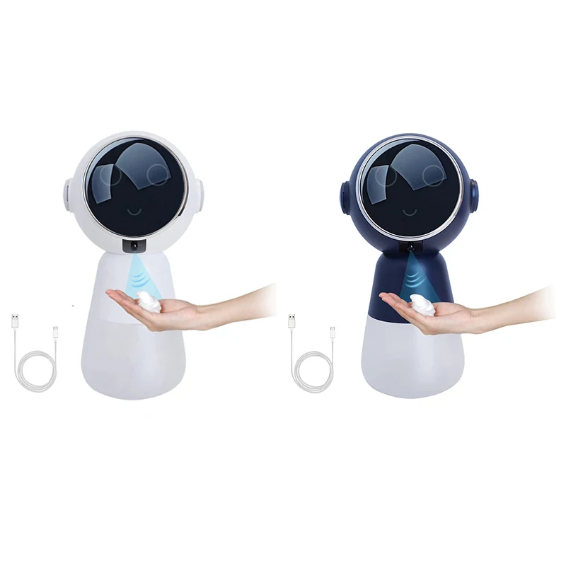 

Kids Soap Dispenser, Automatic Soap Dispenser 320Ml, Rechargeable Robot Touchless Hand Foam Soap Dispenser