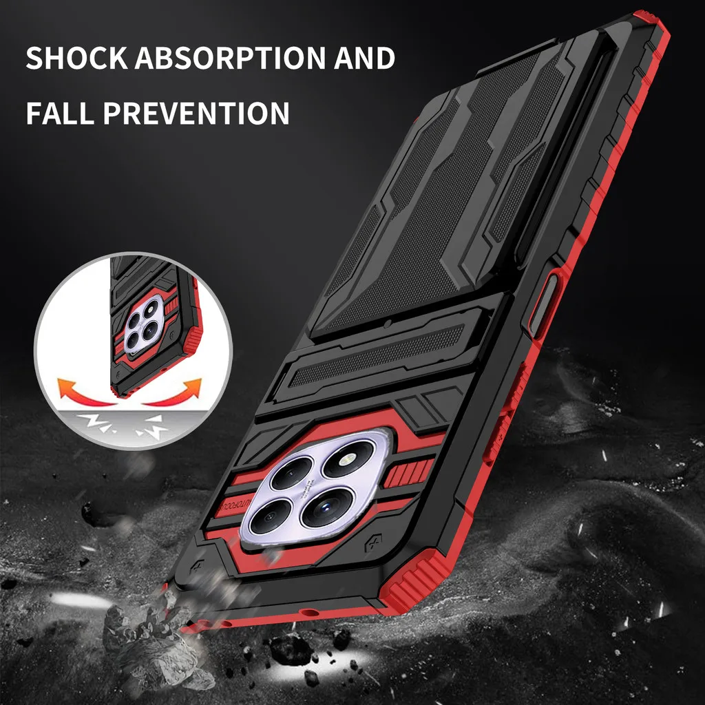 Coque blindée antichoc pour Xiaomi Redmi Note 14 Note 14 Pro Plus + Pro + 14Pro + Note14Pro + 4G 5G