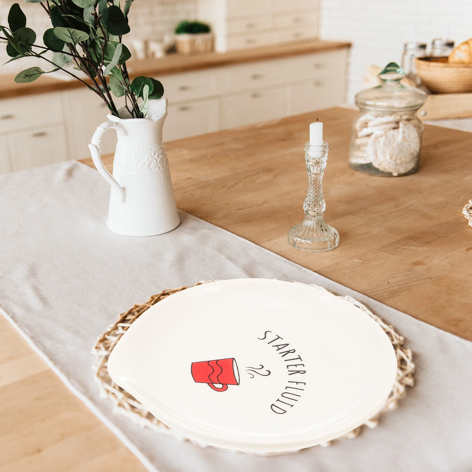 

Scoop Rest Ceramic Multi-Function Spoon Holder Smooth Surface Easy to Clean Perfect for Home Hotel Restaurant Elegant Kitchen