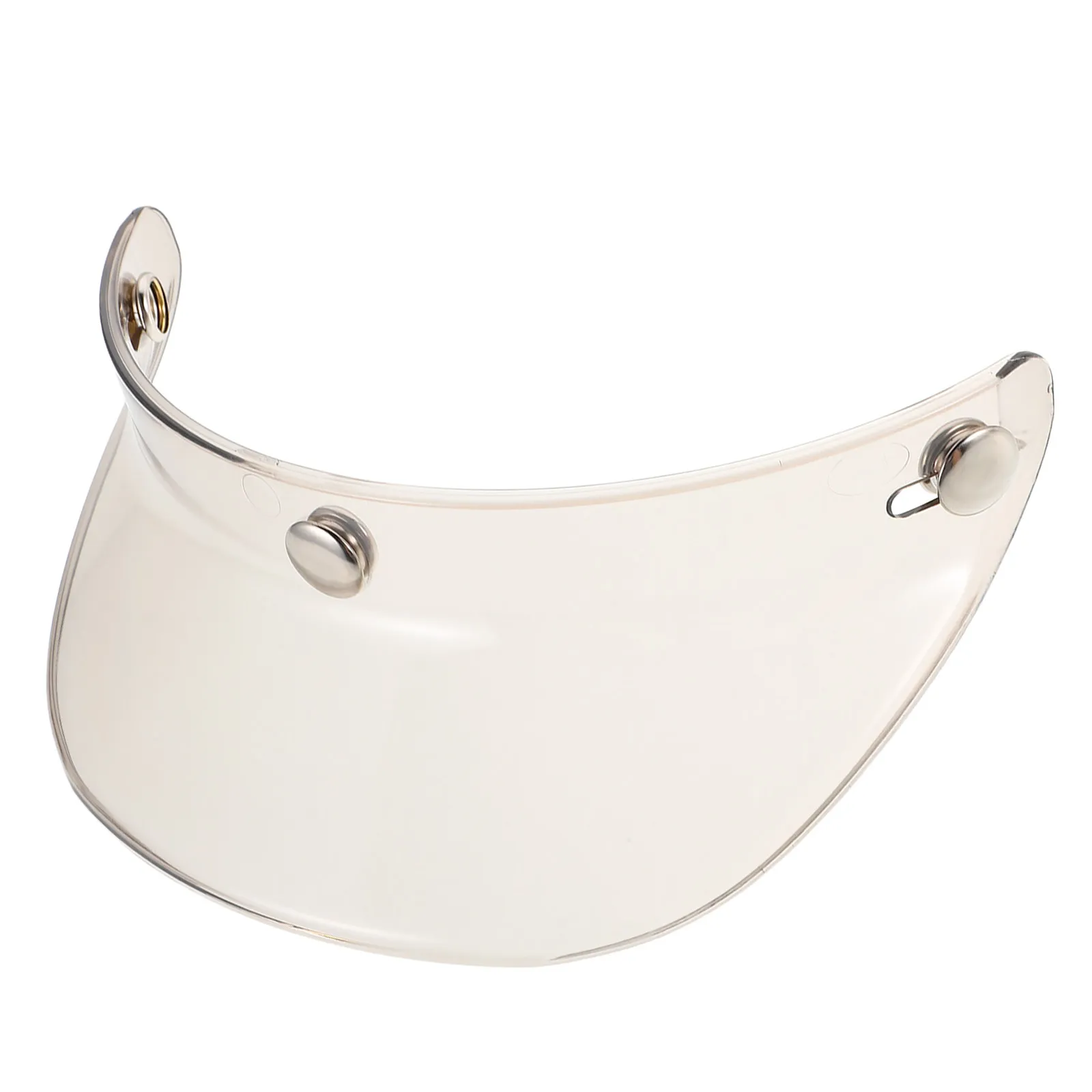 

Retro Motorcycle Visor Vintage Sun Shield Three-Button Attachment Outdoor Riding Replacement Visor Shield