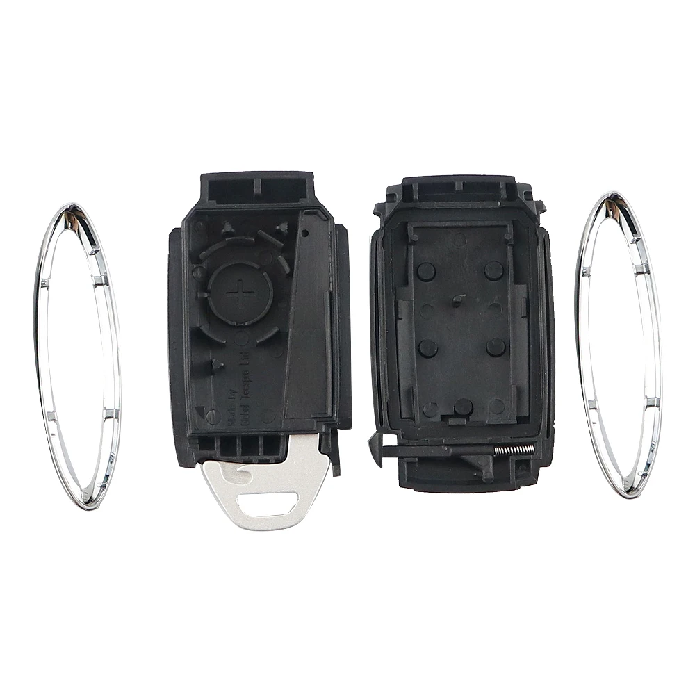 5 أزرار ل جاكوار X XF XK JF XJ XE XJL X-Type S-Type 2007 2008 2009 2010 2012 البعيد مفتاح السيارة قذيفة فوب غطاء #5