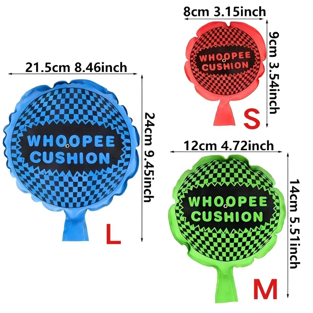2pcs S/M/L Random Whoopee Cushion Joke Fart Noise Maker Toy Prank Gag for Birthday Party Halloween Practical Gift YMY