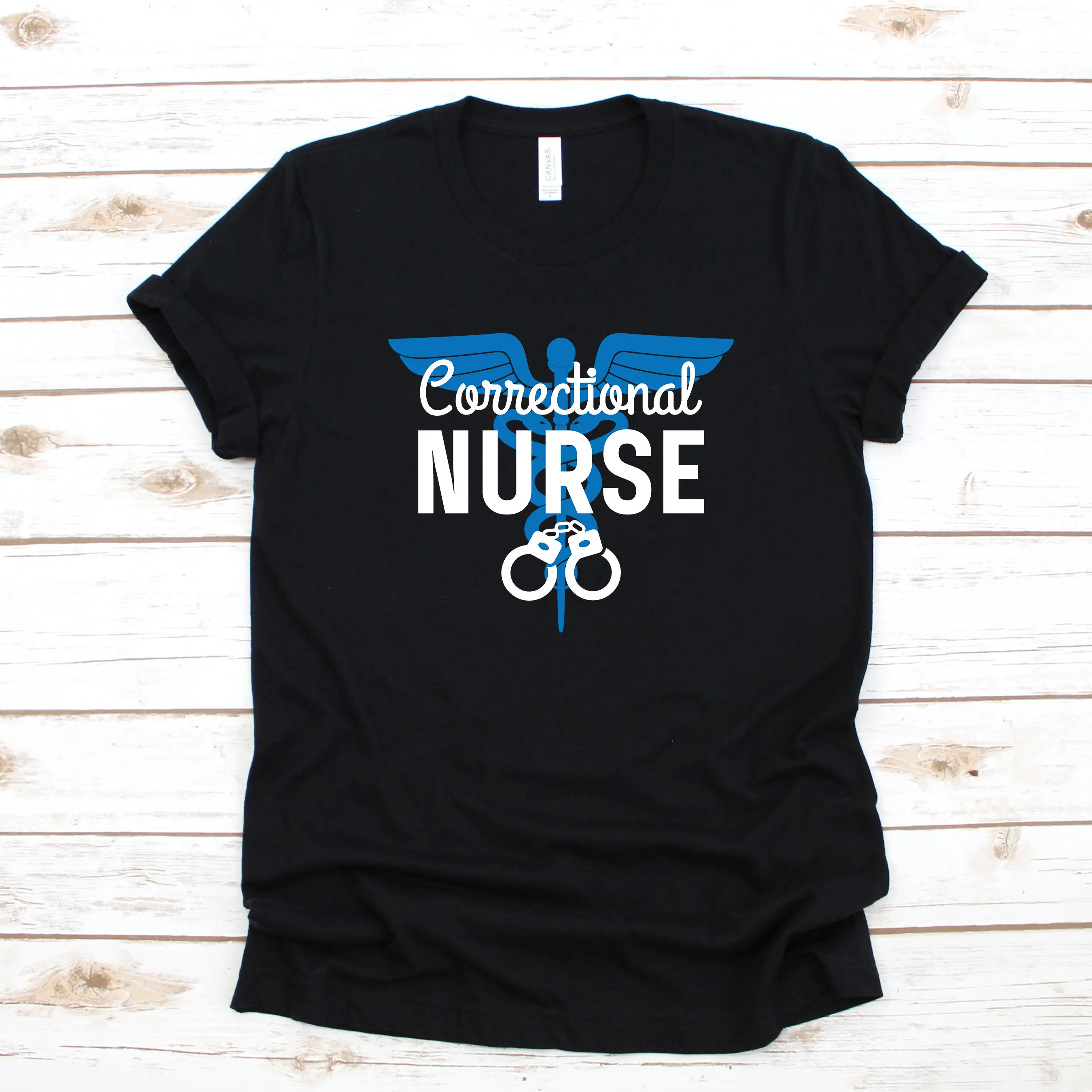 Correctional Nurse T Shirt Prison Health Care Custodial Jail Medical Staff Long Sleeve Detention Center SweaT