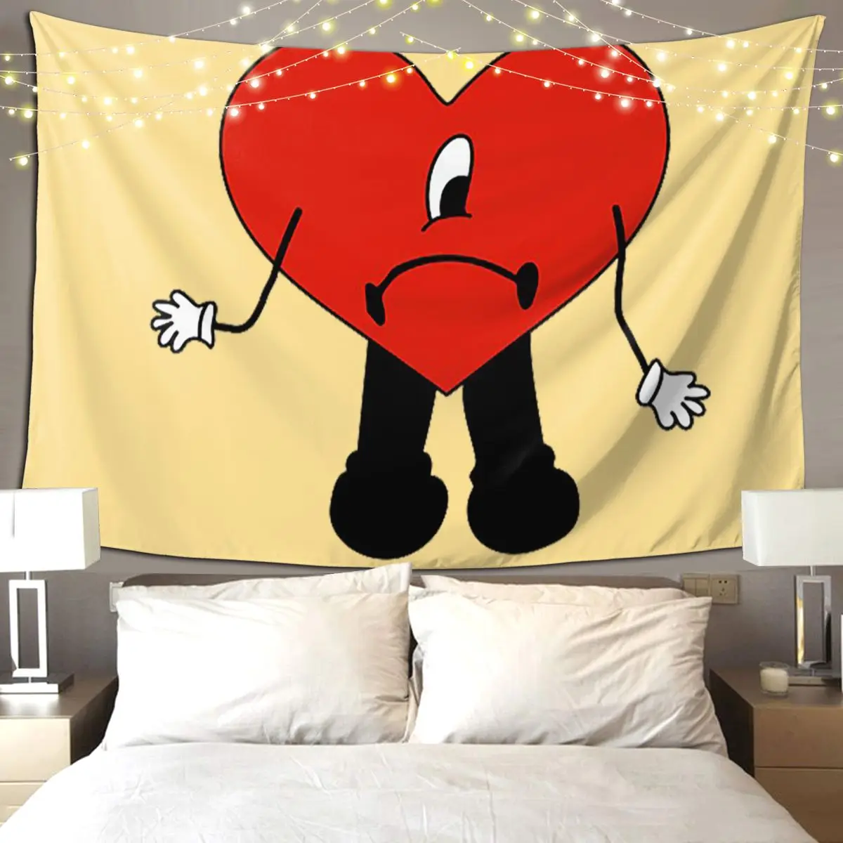 

Un Verano Sin Ti Bad Bunny Tapestry Hippie Wall Hanging Aesthetic Home Decor Tapestries for Living Room Bedroom Dorm Room