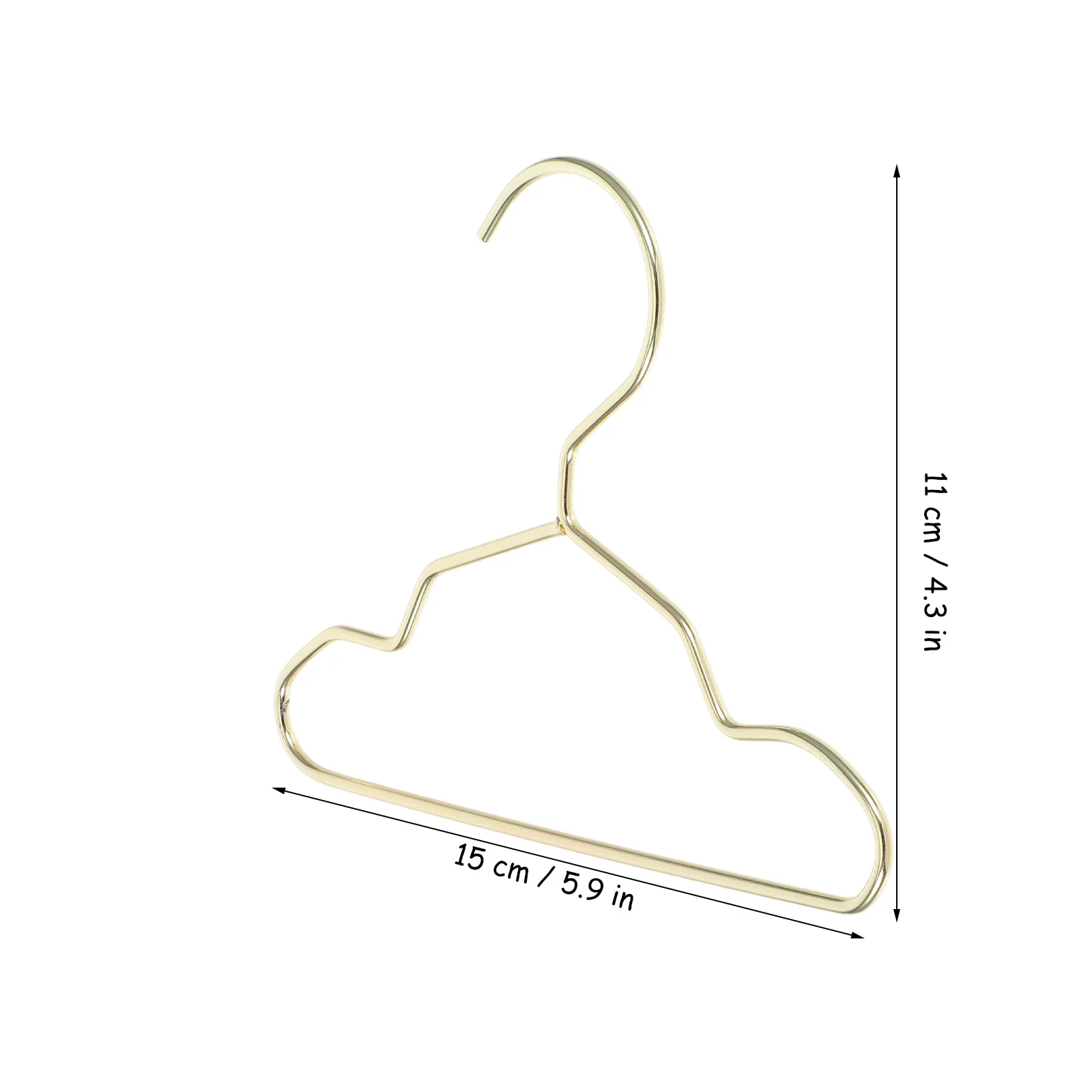 Bild 7: 10Pcs Metall Pet Kleiderbügel Täglichen Katze Kleiderbügel Winddicht Anti Slip Design Stabile Grip Hund Liefert Pet Kleiderbügel Katze Zubehör