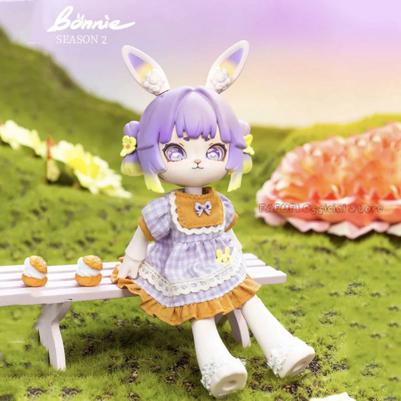 Bonnie Blind Box Saison 2, série Sweet Coussins Party, poupées Herb D Obtisu1, boîte mystère, jouets mignons, cadeau de figurine d\'anime d\'action,