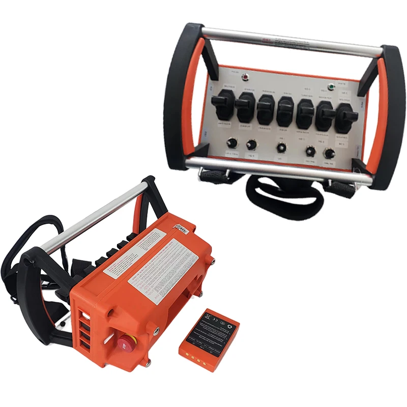 DLK Fully-automatic 7 Joysticks Remote Hydraulic Good Sensitivity Joystick Control Crane Remote Control