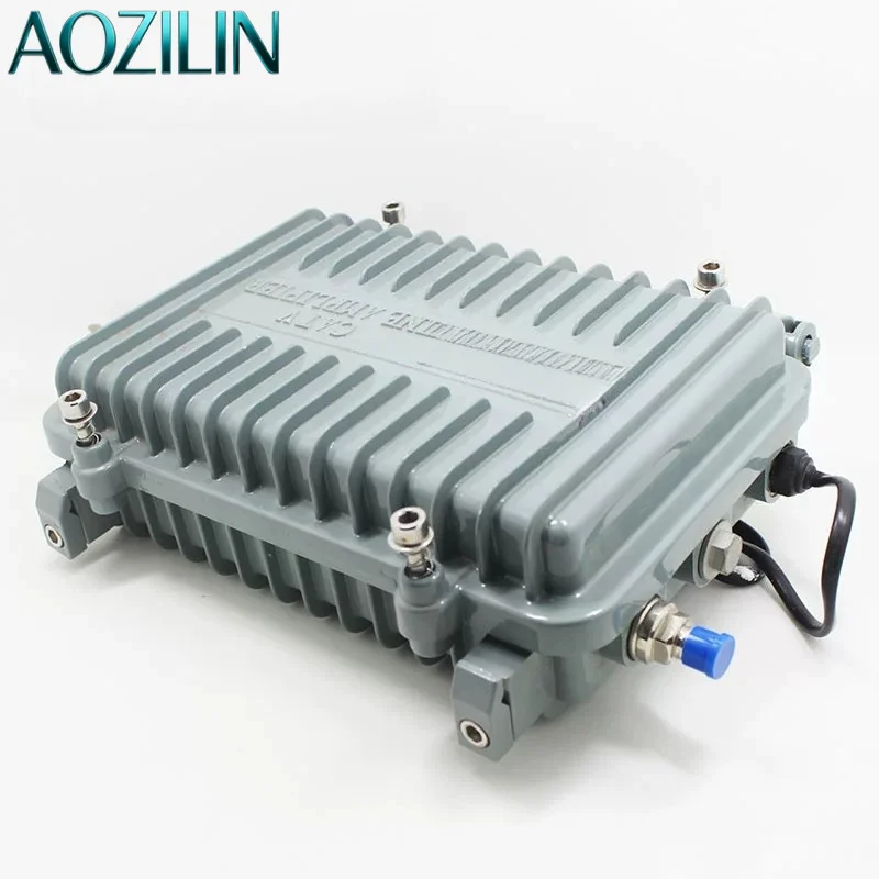 AOZILIN JM-7530MZ1 7530MB CATV Trunk Amplifier High Power Cable TV Signal Amplifier Building Floor TV Main Line Booster