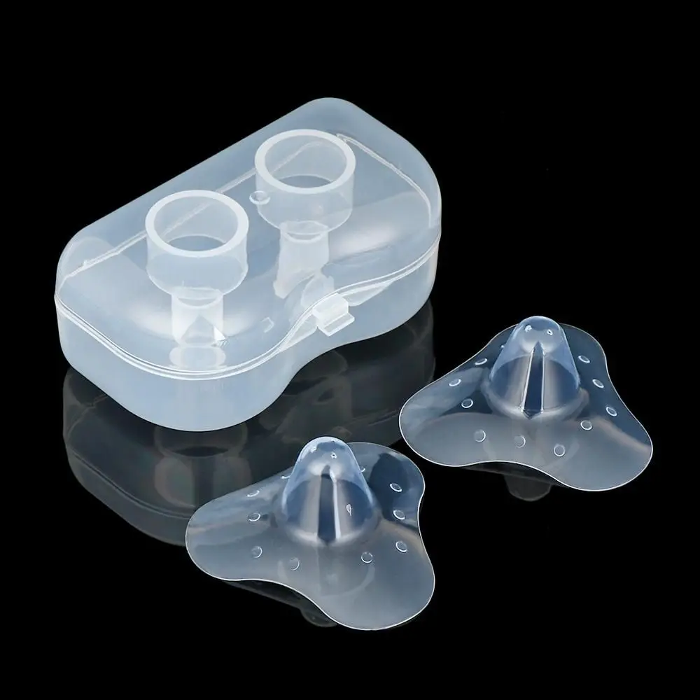 2Box Hot Sale Breastfeeding Baby Supplies Silicone Nipple Shields Protection Cover Nipple Protectors Feeding Mothers