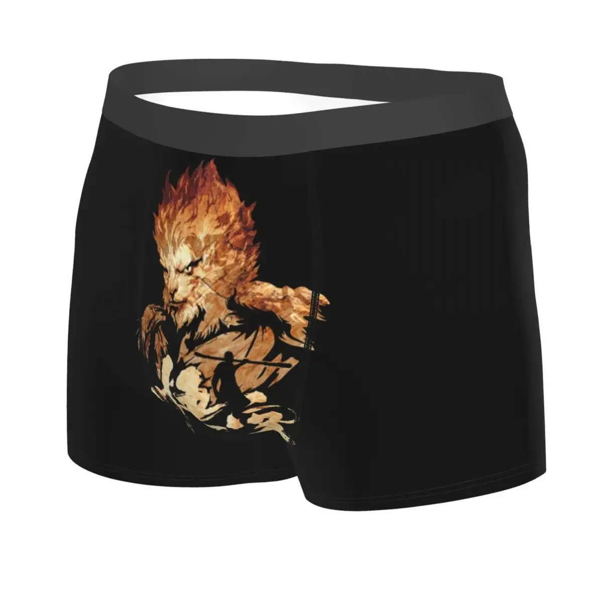 Custom Monkey King Wukong Myth Boxer Shorts For Homme 3D Print Video Game Lover Gaming Underwear Panties Briefs Soft Underpants image 2