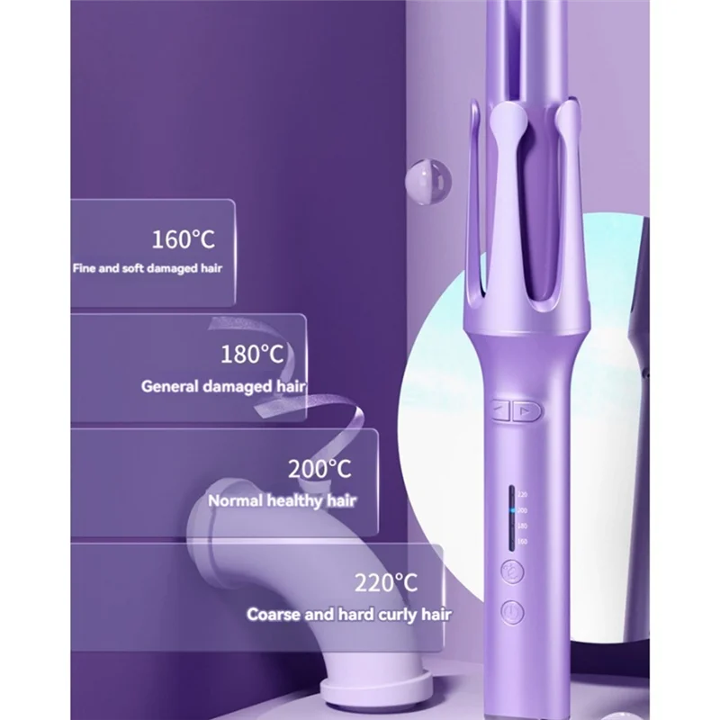 Picture 6: Hot Sale  Automatic Hair Curler Curling Iron 32Mm With Temperature Control Styling Tools Hair Iron US Plug