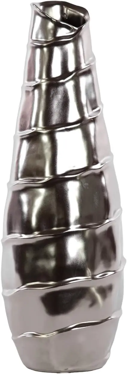 

Urban Trends Collection 11417 Ceramic Vase Silver