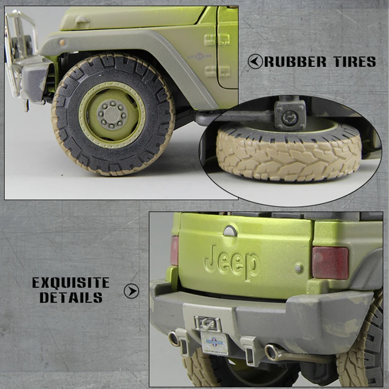 Maisto 1:18 New Jeep Rescue Conpet Hummer H1 alloy car model simulation car decoration collection gift Die casting model boy toy