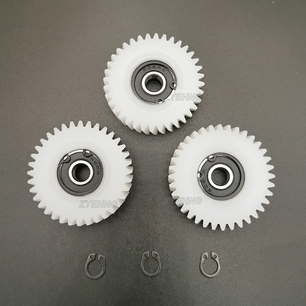 47.5x13.5 مللي متر المائل الكواكب والعتاد 36T الأسنان حلزونية والعتاد مع 608RS تحمل دراجة كهربائية التروس النايلون لأجزاء محرك بافانغ #3