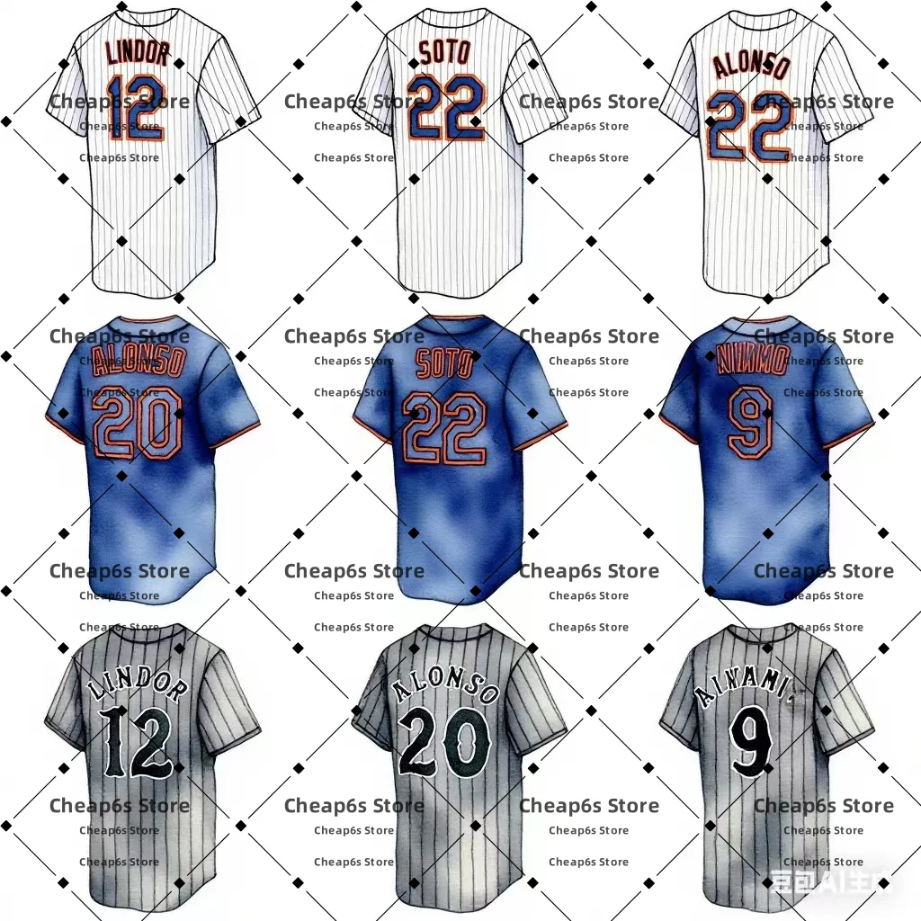 

Drop Shipping Stitched New York American Baseball Jersey Juan Soto Pete Alonso Softball Baseball Uniform Shirts