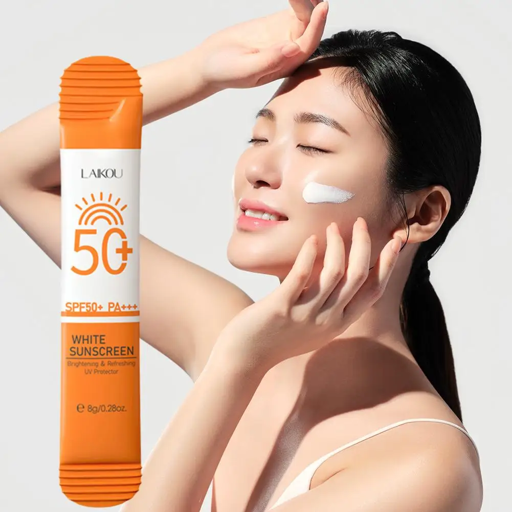 1Pc Isolation Sunscreen Cream Sunblock SPF50+ PA+++ UV Face Moisturizing Care Sunscreen Protective Hydrating Cream Milk Ant T5V6