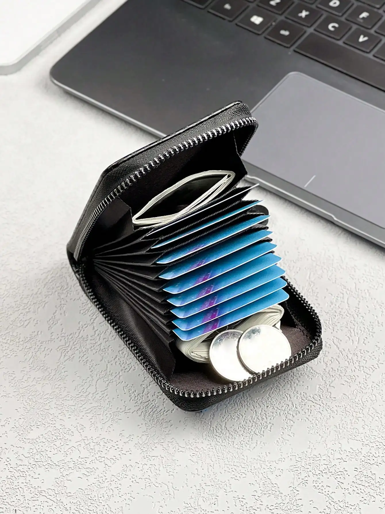 Fashion Simple Card Holder Business Portable Multi Card Position Multifunctional Card Wallet Coin Purse Card Case