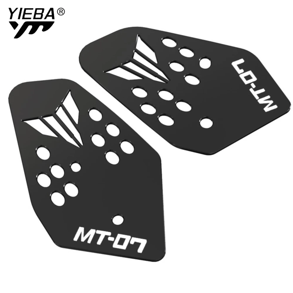 

FZ07 MT07 Footrest Foot Heel Plate Guards For YAMAHA MT-07 Tracer XSR700 2014-2023 Motorcycle Accessories Front Foot Peg Pedal