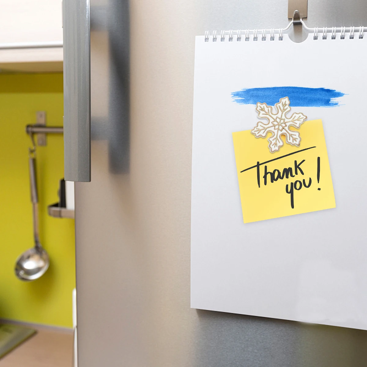 5 pçs adesivos de geladeira ornamento de resina para o natal diy decoração adorável artesanato material adorável pingente acessório