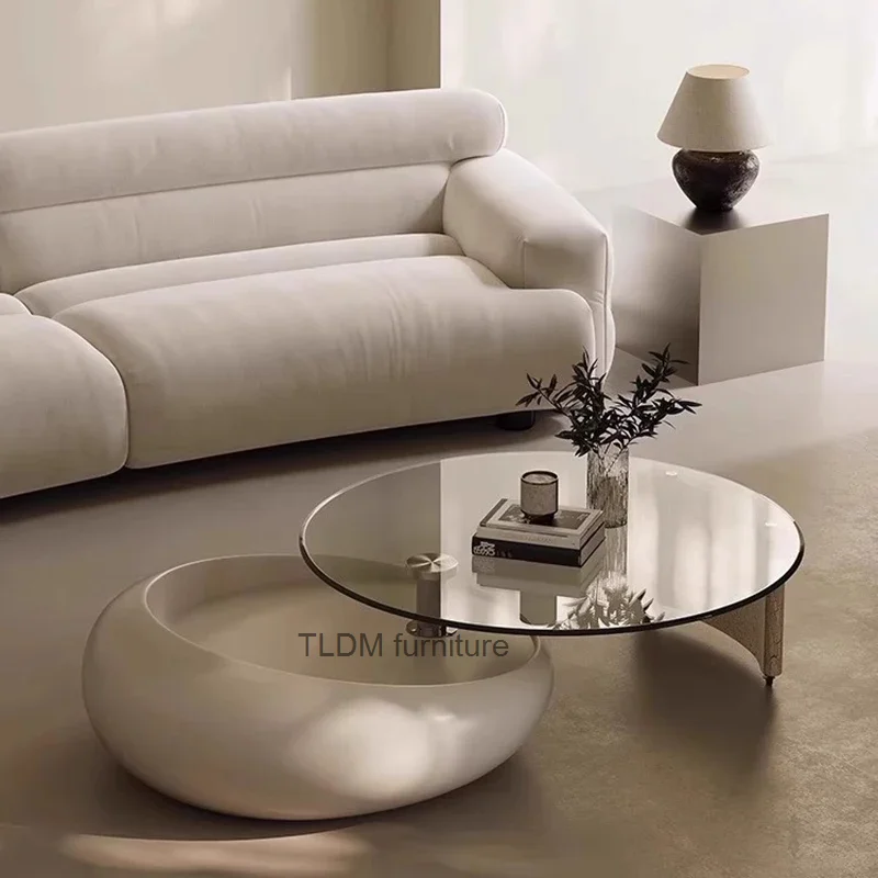 Modern Center Coffee Table Bedside Design Minimalist Neat Makeup Round Small Table Frame Stoliki Kawowe Bedroom Furniture