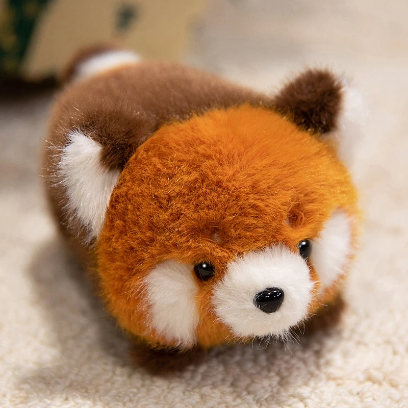 Simpatici animali stile sdraiato Panda rosso Capibara Gatto Bambole di peluche morbide Farcito Volpe Maiale Peluche Giocattoli per bambini Decorazione Regali per bambini