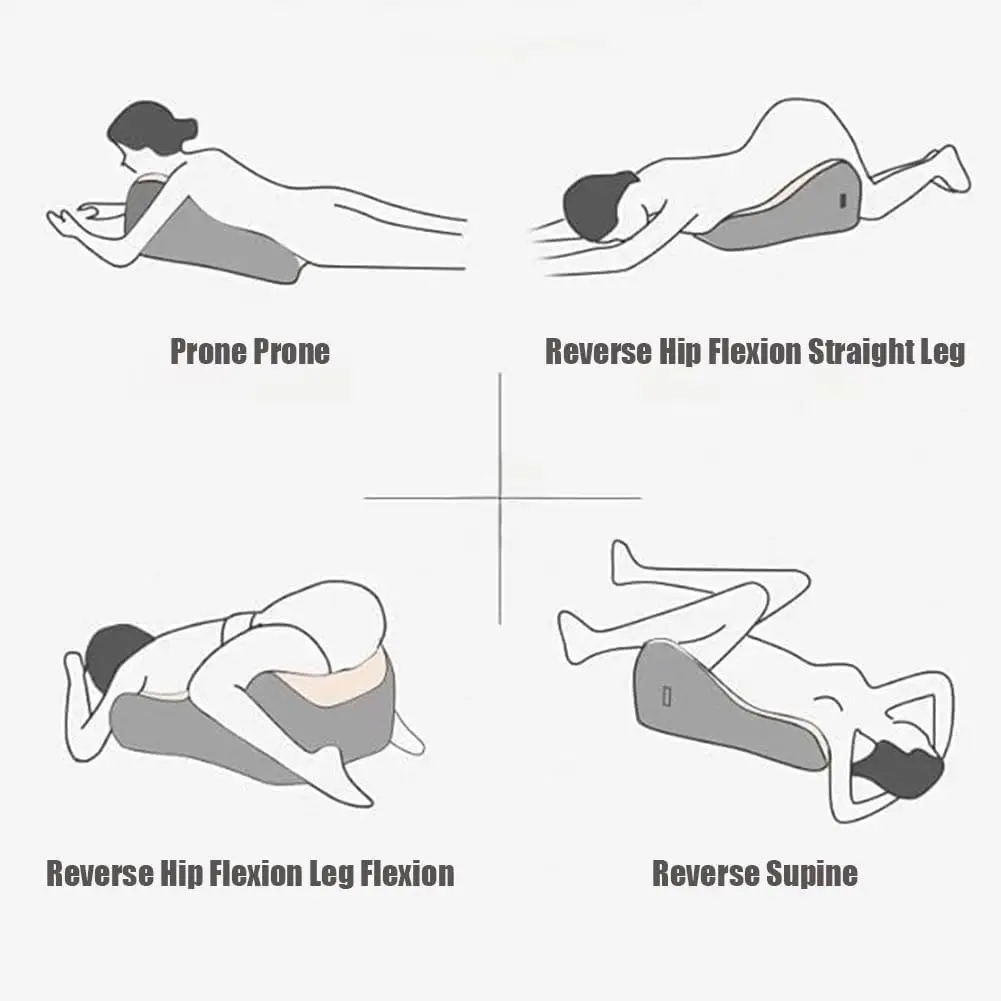 Intimacy Pillow, 27° Angle Perfect Position Sweet Spot Pillow, Ergonomic Butt Cushion for Couple, Multi Position Comfort Pillows view 4