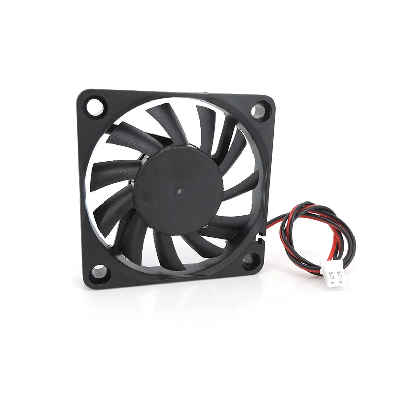 6010 DC 12V 24V 냉각 팬 Reprap 3D 프린터 부품 용 브러시리스 DC 쿨러 60x60x11mm 플라스틱 팬