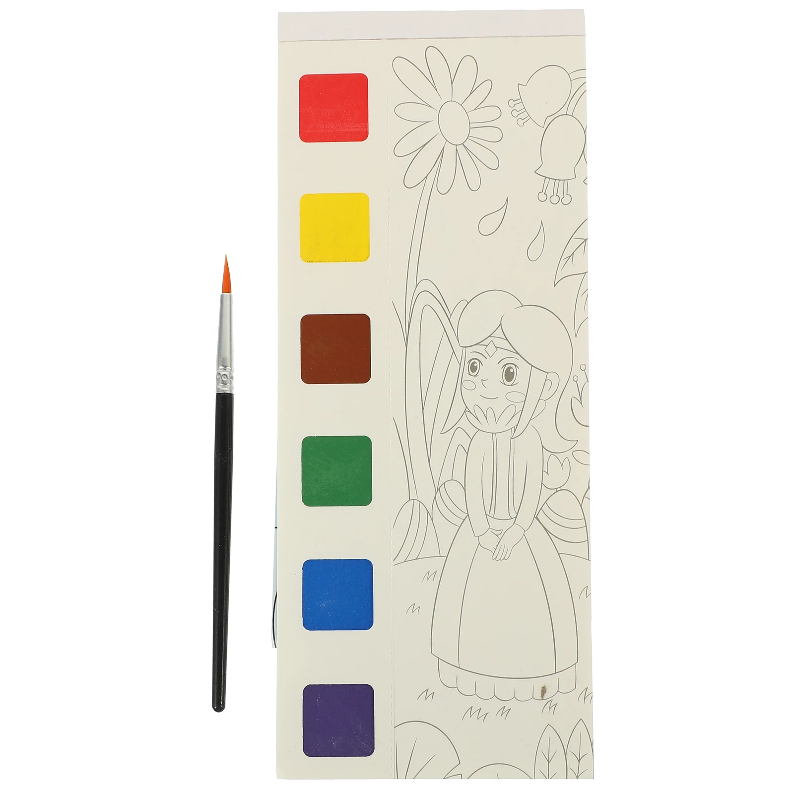 

Kids Watercolor Painting Book Children Safe Nontoxic Paper Drawing Coloring Workbook Creative Educational Gift For