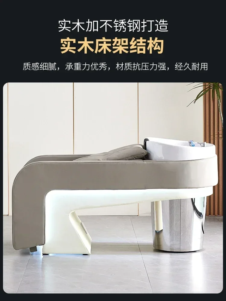 Dedicated Massage Couch Hair High-End Ceramic Basin Flushing Bed