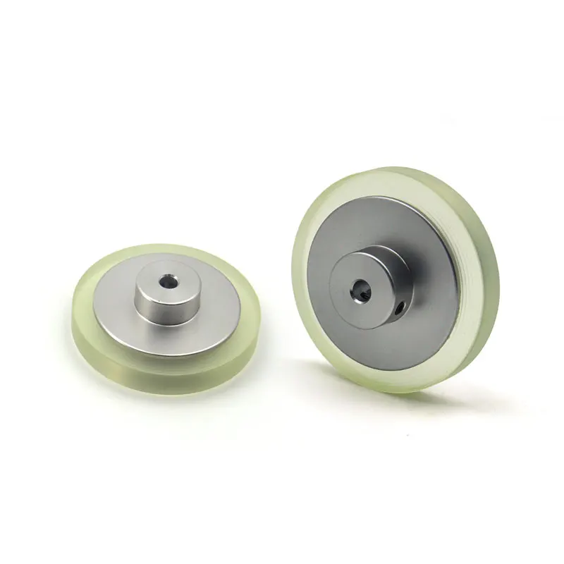 Misuratore encoder contatore di lunghezza sincrono con ruota metallica in poliuretano, distanza di conteggio, diametro della gomma, 200 mm φ6 mm 8 mm 10 mm