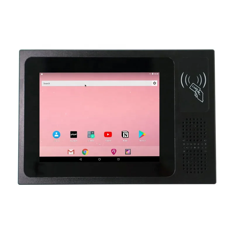 8 inch industrial android 7.1 tablet pc ip65 lcd rk3399 dual lan hmi touch screen tablet with NFC