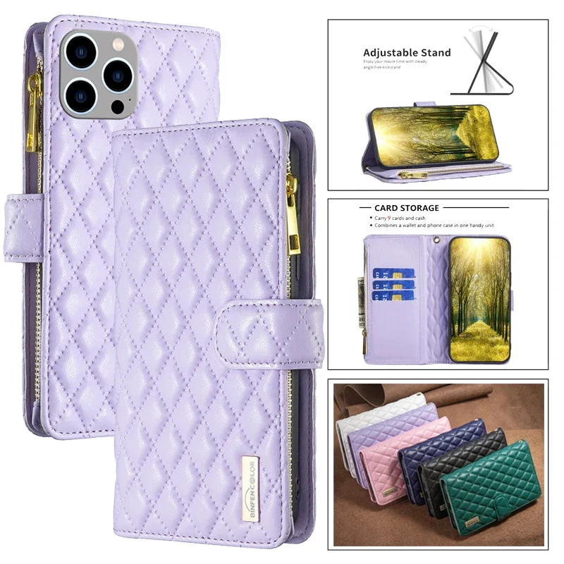 Wallet Flip Magnet Case For Samsung Galaxy A15 A05 A05S A25 5G GalaxyA15 A 15 25 A155 A156 Etui Luxury Zipper Leather Phone Case