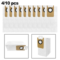 10/4pcs Vacuum Cleaner Dust Bags Replacement Accessories For-Eufy 3-in-1 E20 Robot Vacuum Cleaner Parts Appliances Consumables