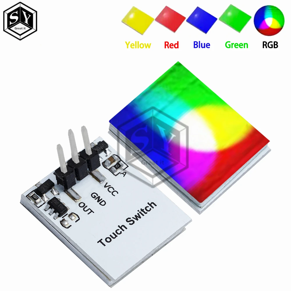 HTTM 0026: Der RGB-Touch-Button-Modul mit hoher Empfindlichkeit und langlebiger Leistung